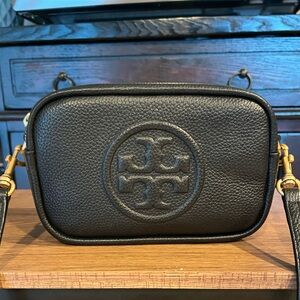 Tory Burch Black Leather Crossbody Bag